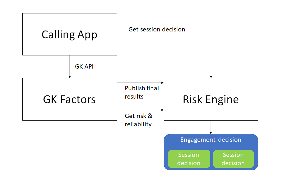 The Risk Engine diagram shows the risk engine inputs and outputs. Risk Engine